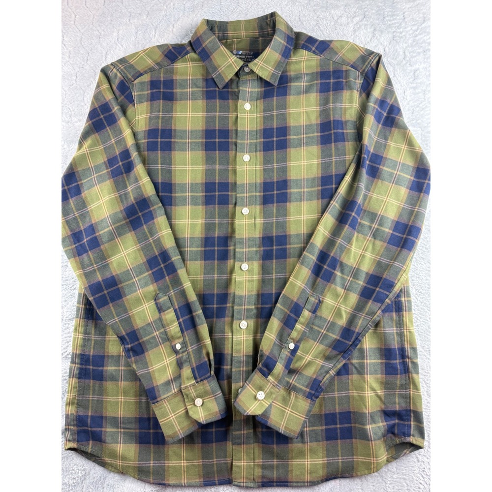 Vineyard Vines OTG Men's Brushed Plaid Long Sleeve Button Down Shirt Size M